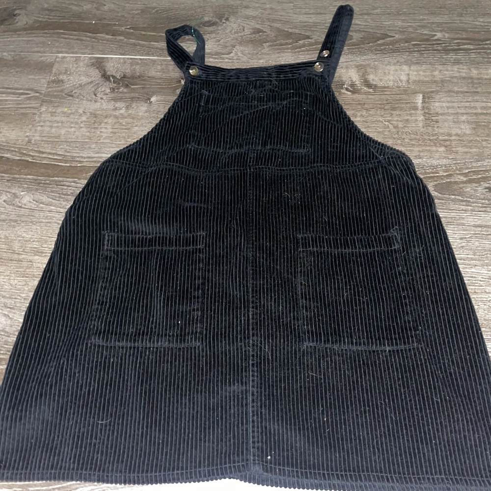 Women’s corduroy black dress